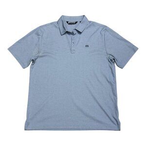 TRAVIS MATHEWS Golf Lightweight Breathable Summer Polo Tee Shirt Mens Large